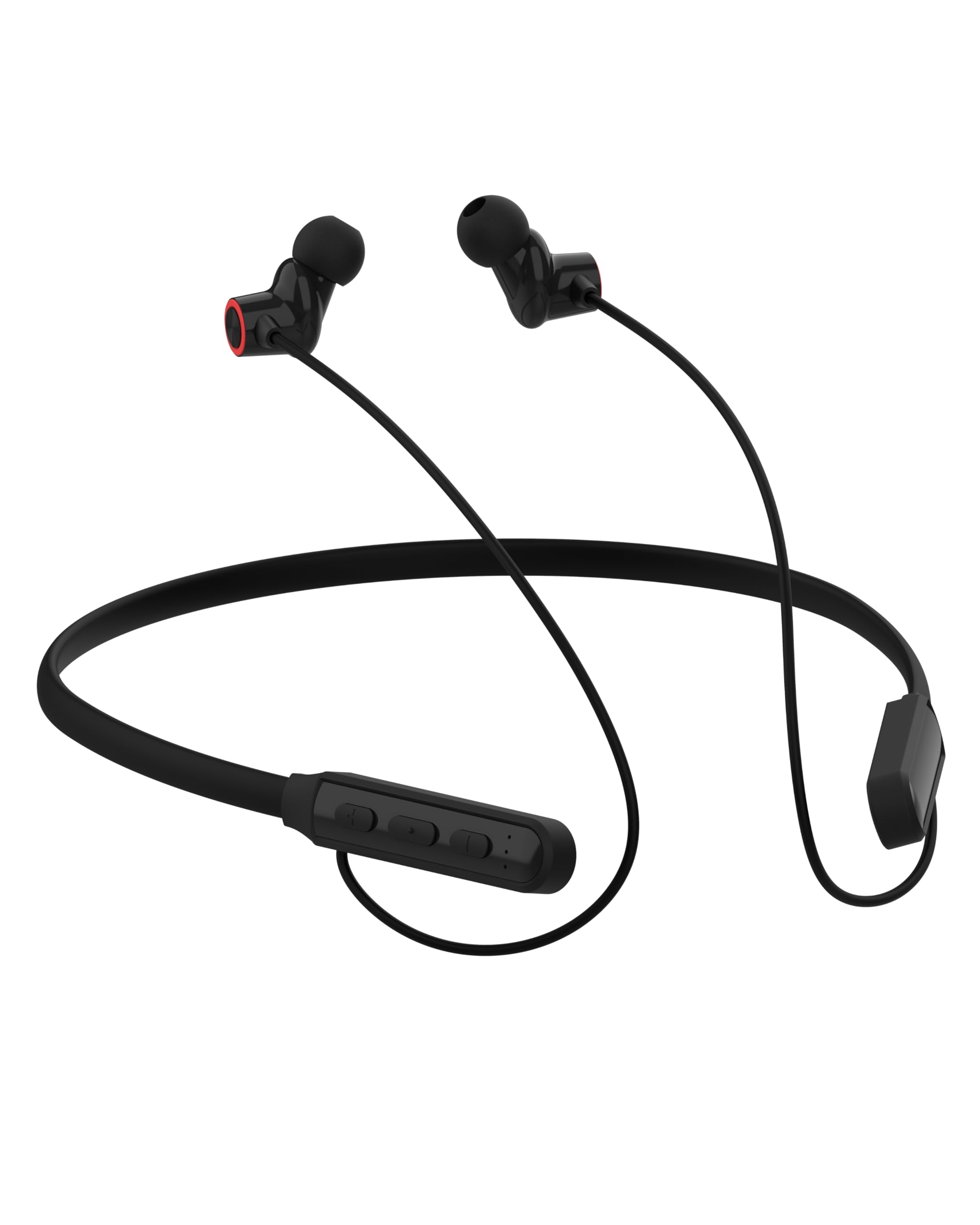 Invoke Spirit with Active Bass Technology, Dual Pairing, AI Assistants Enabled, Fast Charging, Sweat-Water Resistant Bluetooth Earphone (Black-Red) (B0D1G1PTCR) Amazon Price History, Amazon Price Tracker