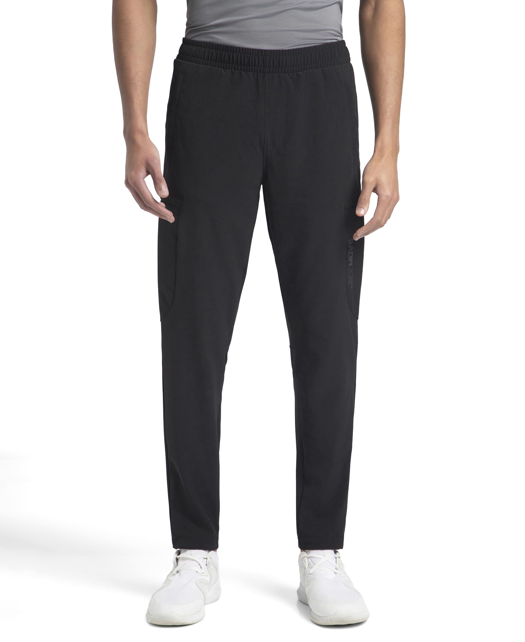 jockey MV46 Men's Recycled Microfiber Elastane Stretch Cargo Active Wear Trackpants with StayFresh Treatment-picture-57
