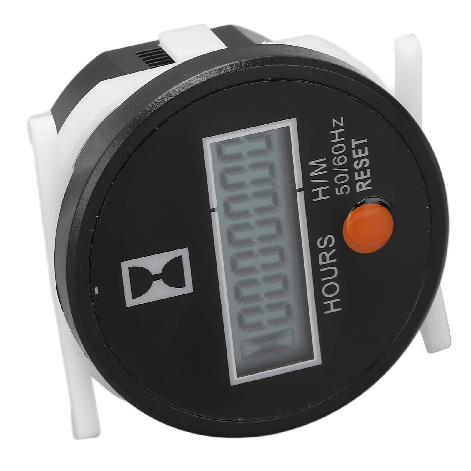 Compteur Horaire Numérique avec Bouton de Réinitialisation, Jauge de Compteur Horaire 24‑240 V Compteur Horaire Mécanique de Haute Précision Jauge Horaire à Large Plage