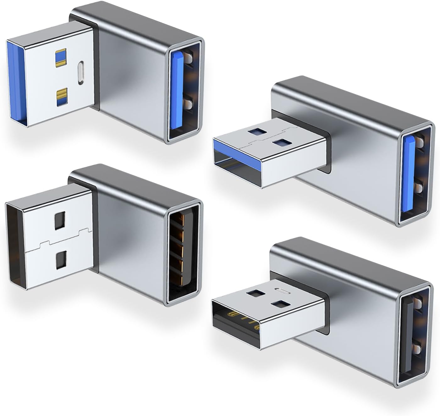 La Brod&eacute;e Right Angle USB 3.0 Extension Cable, 90 Degree USB Extender