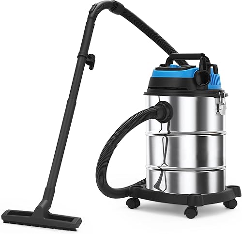 Aspiradora de tienda, aspiradora húmedaseca de 8 galones 4.0 CV pico, tanque de acero inoxidable de alta capacidad