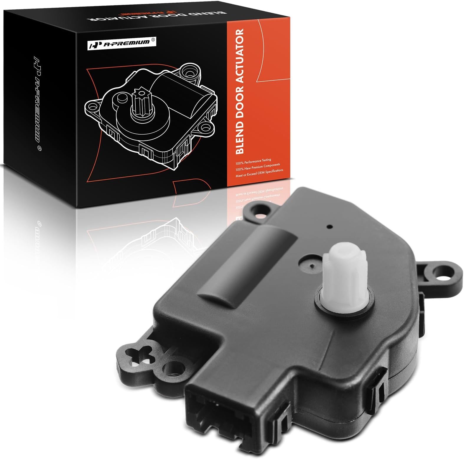 A-Premium HVAC Heater Blend Door Actuator, Compatible with Dodge Durango 2011-2013 Main & Jeep Grand Cherokee 2011-2013 Main & Kenworth T680 2013-2021 & Peterbilt 579 2013-2021, Replace# 68079488AA