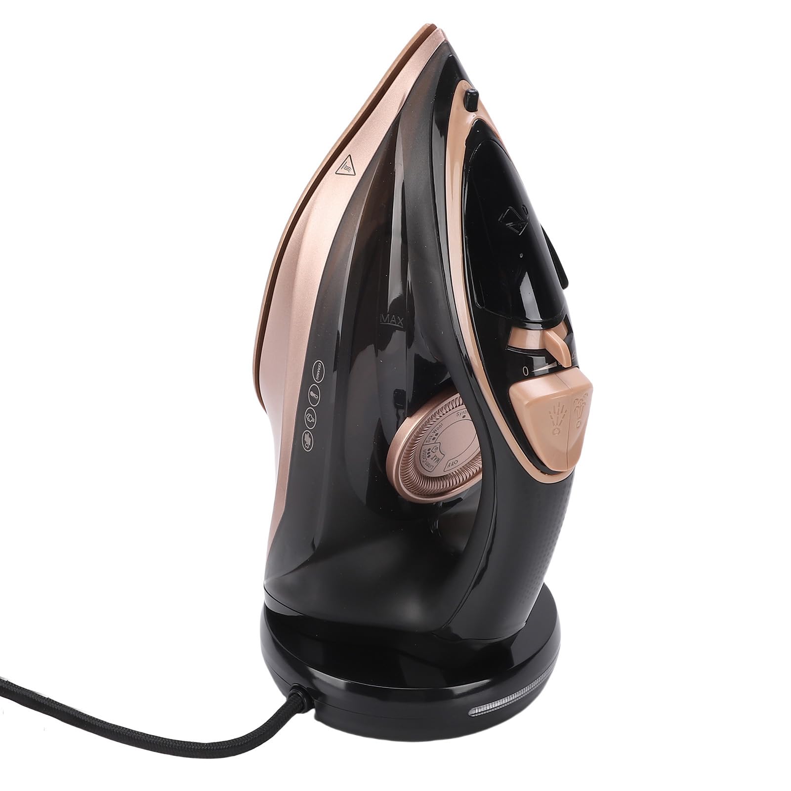 Zerodis Żelazko Parowe o Mocy 2200 W, Silna para do Usuwania Zmarszczek, Regulowana Temperatura do Różnych Tkanin, Pionowe Wielofunkcyjnego Użytku, z Systemem Ochrony Przed Wapniem, (wtyczka UE)