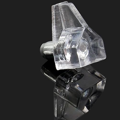 Miniatura 4 de 100 pernos de estante de repuesto para estantes fijos, soportes de estante para muebles de cocina, armario, accesorios de bricolaje, fácil de