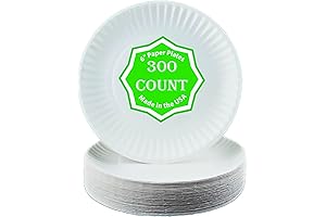 Disposable Round Small Paper Plates in Bulk