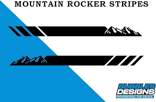 Miniatura 4 de Calcomanías gráficas de rayas de montaña compatibles con Ford Ranger All Generations (185B)