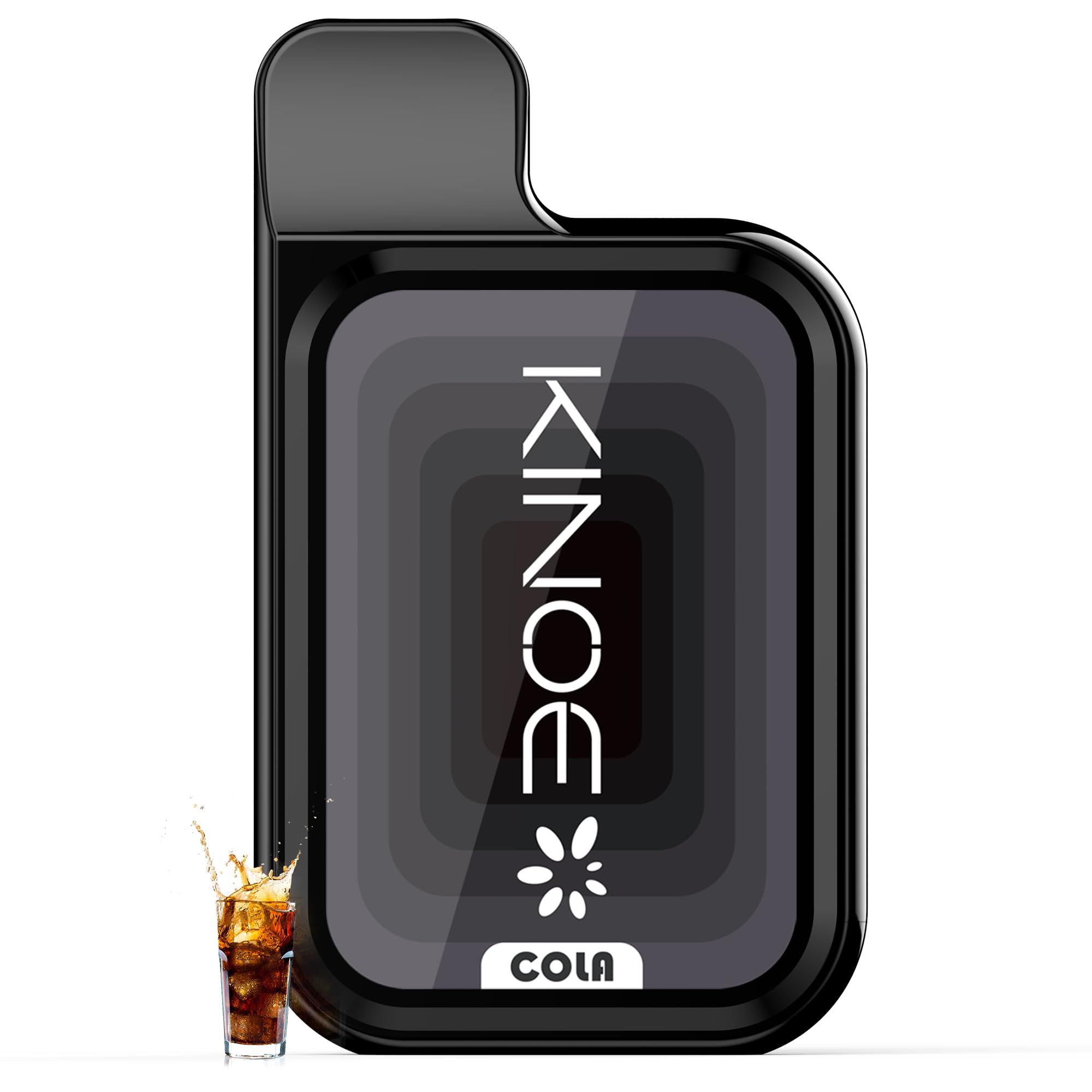 KINOE 電子タバコ 使い捨て コーラ 1本 約3000回吸引可能 VAPE 持ち運び便利 ベイプ ニコチン0 タール0