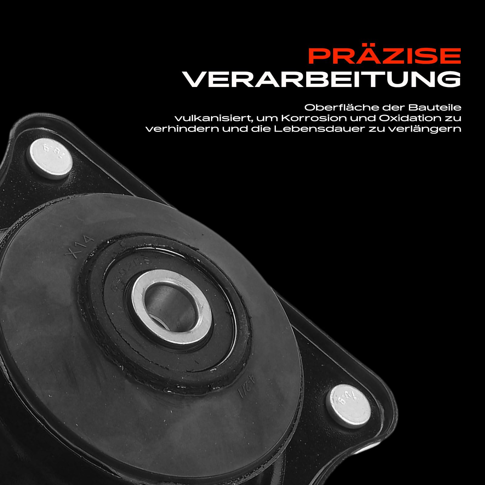 Frankberg 2x Federbeinstützlager Vorderachse Kompatibel mit M.i.n.i R50 R53 2002-2006 M.i.n.i Cabriolet R52 2004-2007 Replace# 31306764884