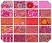 Classics Plus Ruby Design Roll (40 Pieces) by Kaffe Fassett Collective for FreeSpirit (FB4DRGP.Ruby)