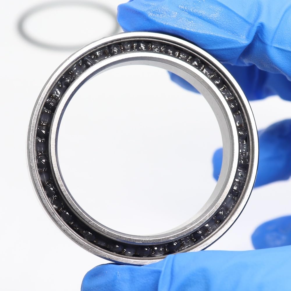 DUKUTS 6807 Hybrid Ceramic Bearing 35x47x7 mm ABEC-1 1PC Bicycle Bottom Brackets Spares 6807RS Si3N4 Ball Bearings