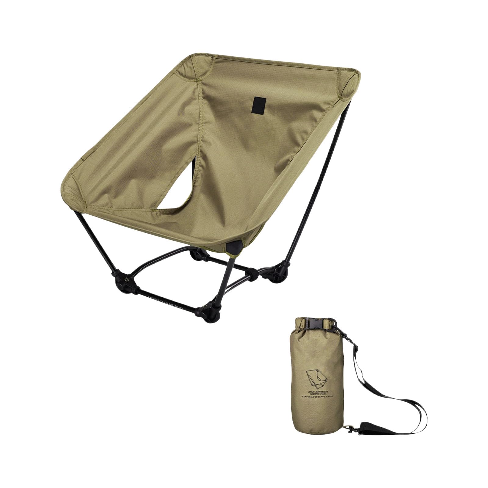 Aluminium Moons Stuhl mit Quick Setup Systemen, zusammenklappbarer Campingstuhl, ideal für Reisen, Musik, Festivals, Outdoor, Outdoor