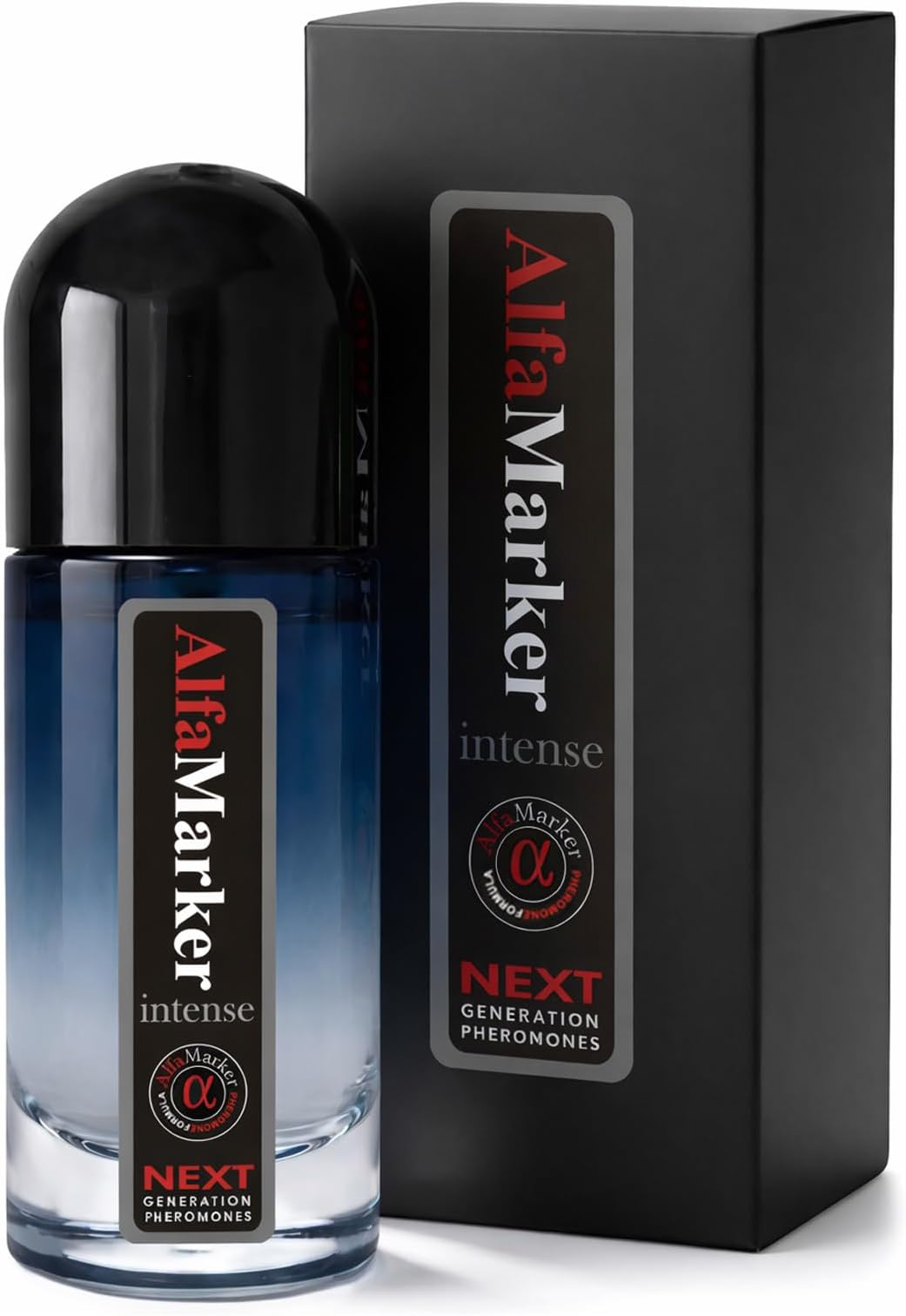 Cologne for Men with Pheromones. Pheromone Infused Perfume for Men. Long Lasting Formula. Premium Scent Spray Travel Size 0.66 Fl Oz, 20ml (Intense)