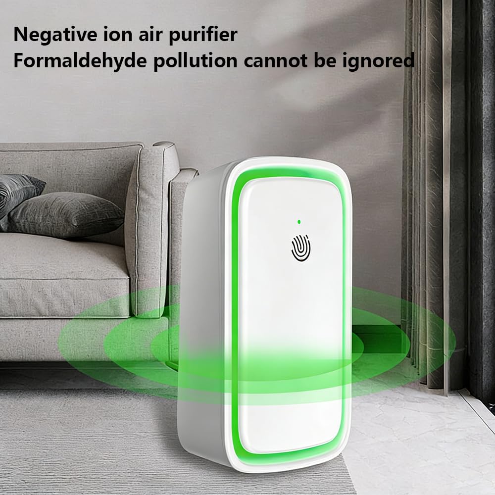 Clarifion Air Ionizer Plug-In Home Air Freshener Filterless Design for Pet & Kitchen Odor Dust Smoke - Portable for Bedroom Travel (4Pack) — view 3