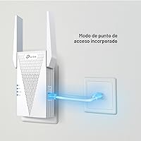 Vista 4 de TP-Link RE615X AX1800 Extensor de alcance WiFi 6 con puerto Ethernet Amplificador repetidor inalámbrico de doble banda de 1.8G Hasta 2100 pies