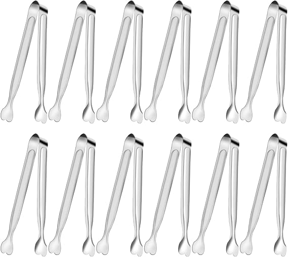 Serving Tongs, Anytrp 12Packs Stainless Steel Sugar Tongs