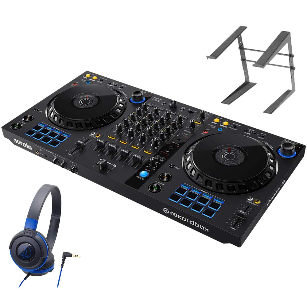 Pioneer DJ DDJ-FLX4 コントローラ PCスタンド ヘッドホン