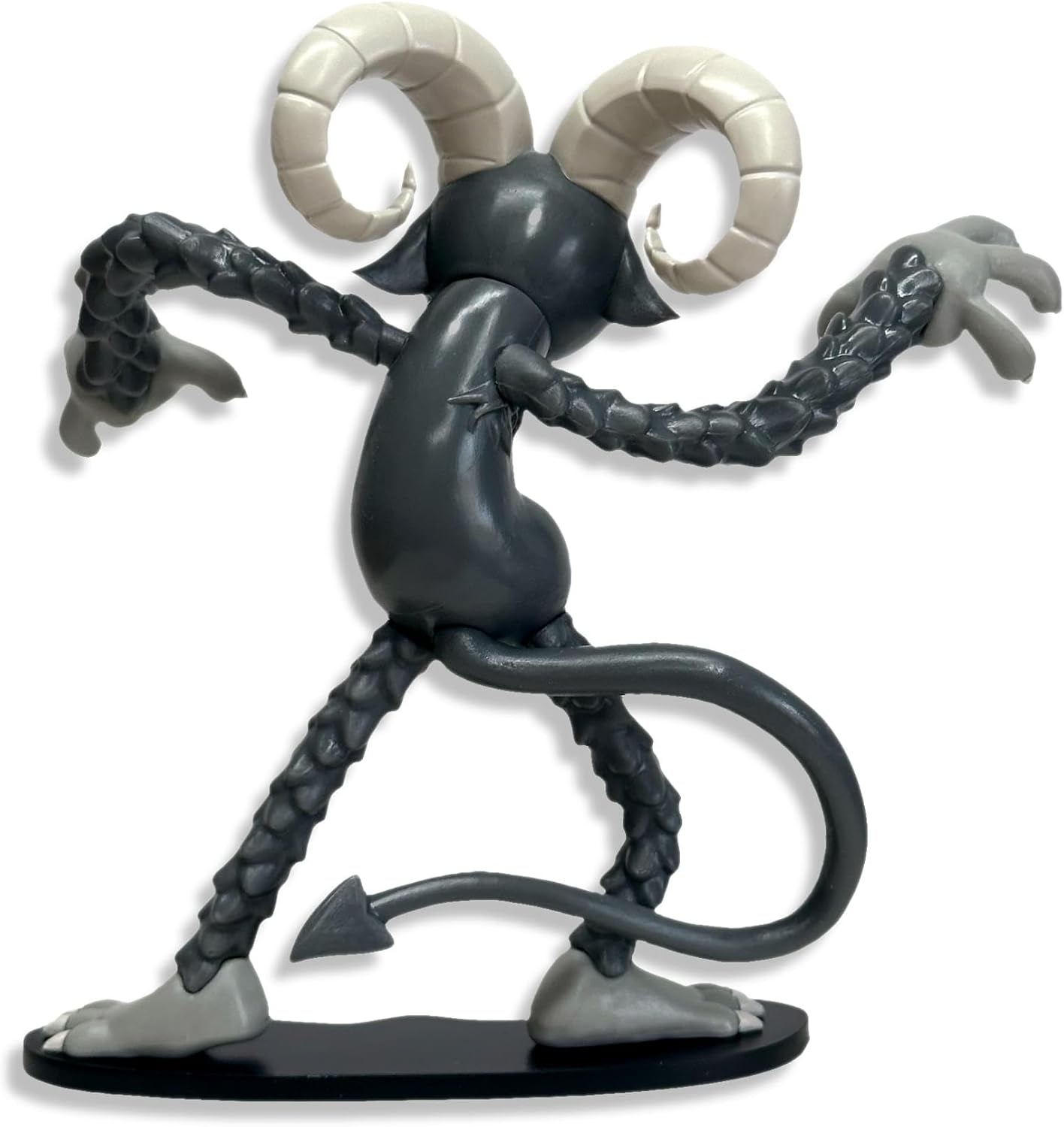 Toynk Cuphead The Devil Create-A-Figure 4-Inch Mini Adult Figure | Interchangeable Parts for Posing, Customization