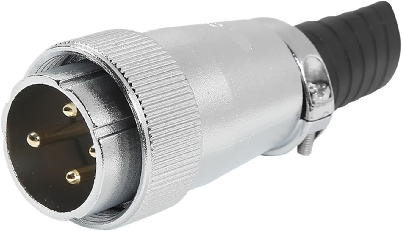 WS32 Aviation Plug 4-6-8-10 core 11-12-13-14-19 pin Male Docking Connector(WS32 10 core Male Connector)