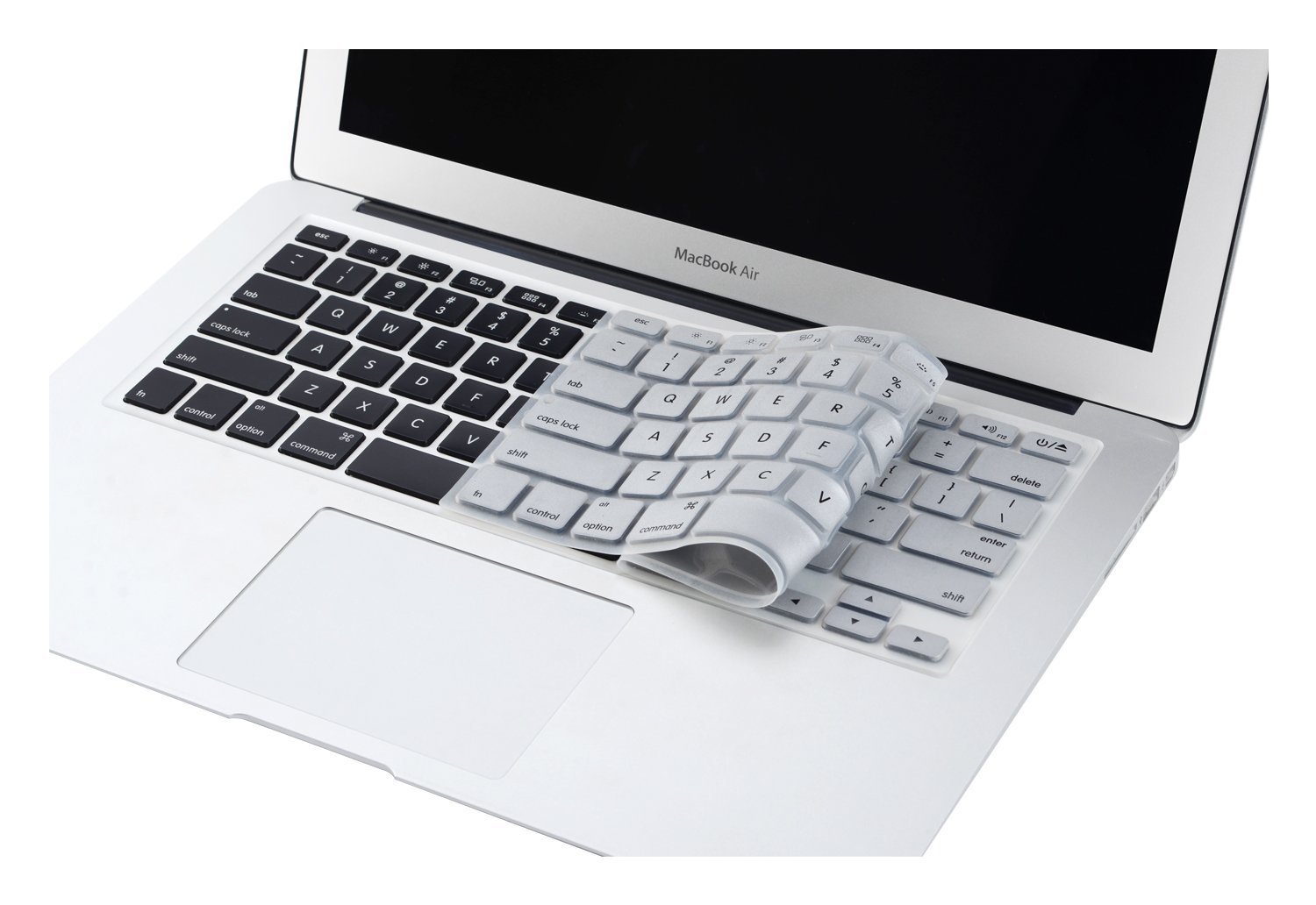 Tobo Skin Keyboard Cover for MacBook Pro 13 Inch, 15 Inch (with or Without Retina Display, 2015 or Older Version) MacBook Air 13 Inch, Silver - TD-081CC-02 (B07DQG1M2Y) Amazon Price History, Amazon Price Tracker