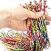 SEOLQX Caliente 10 piezas hilo hecho a mano cuerda de la amistad Hippie tobillera trenza pulsera de cordones coloridos pulsera de cordones coloridos pulsera por defecto