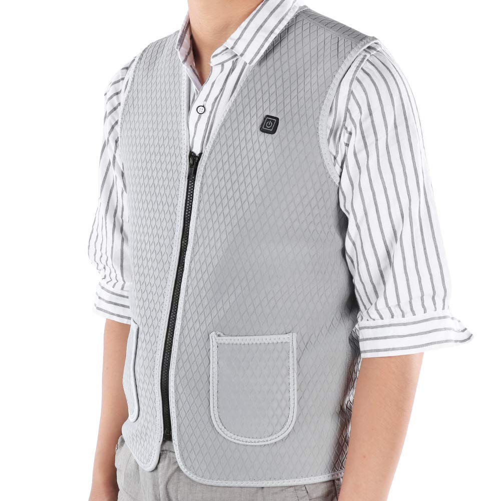 Heating Vest, Windproof Smart Charging Electric Three‑Level Intelligent Temperature Keep Warm Waistcoat for Winter(XL)-image-27