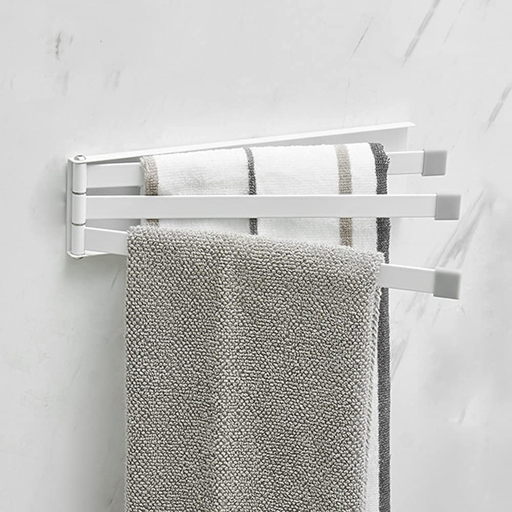 Toallero Giratorio de Pared para Baño Cocina y Zona de Piscina Exterior