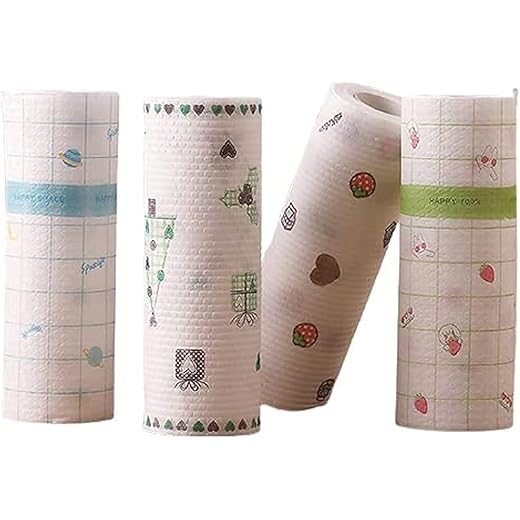 Non-Woven Reusable Kitchen Tissue Roll 100 sheets