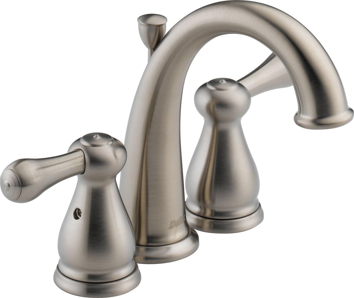 Delta 4575SSMPU Leland Two Handle MiniWidespread Bathroom Faucet, Stainless Touch On