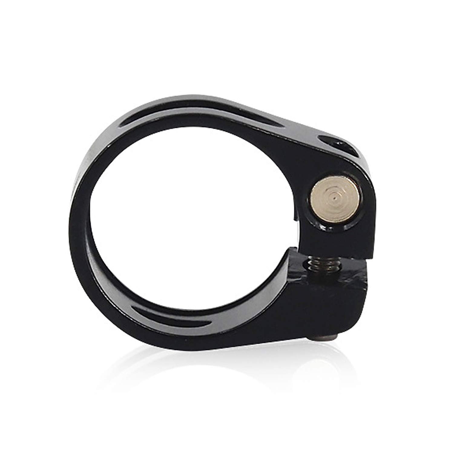 Zacisk siodełka, stop aluminium, zacisk do sztycy podsiodłowej, 31,8 mm, czarny