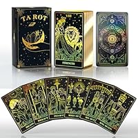 Amazon.co.jp: WJPC シルバー箔タロットカード ガイドブックセット