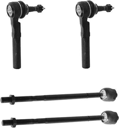 Miniatura 179 de TRQ Juego de varillas de acoplamiento delanteras interiores y exteriores, 4 piezas, compatibles con Chevrolet Cruze 2016-2019 de 16-19 voltios