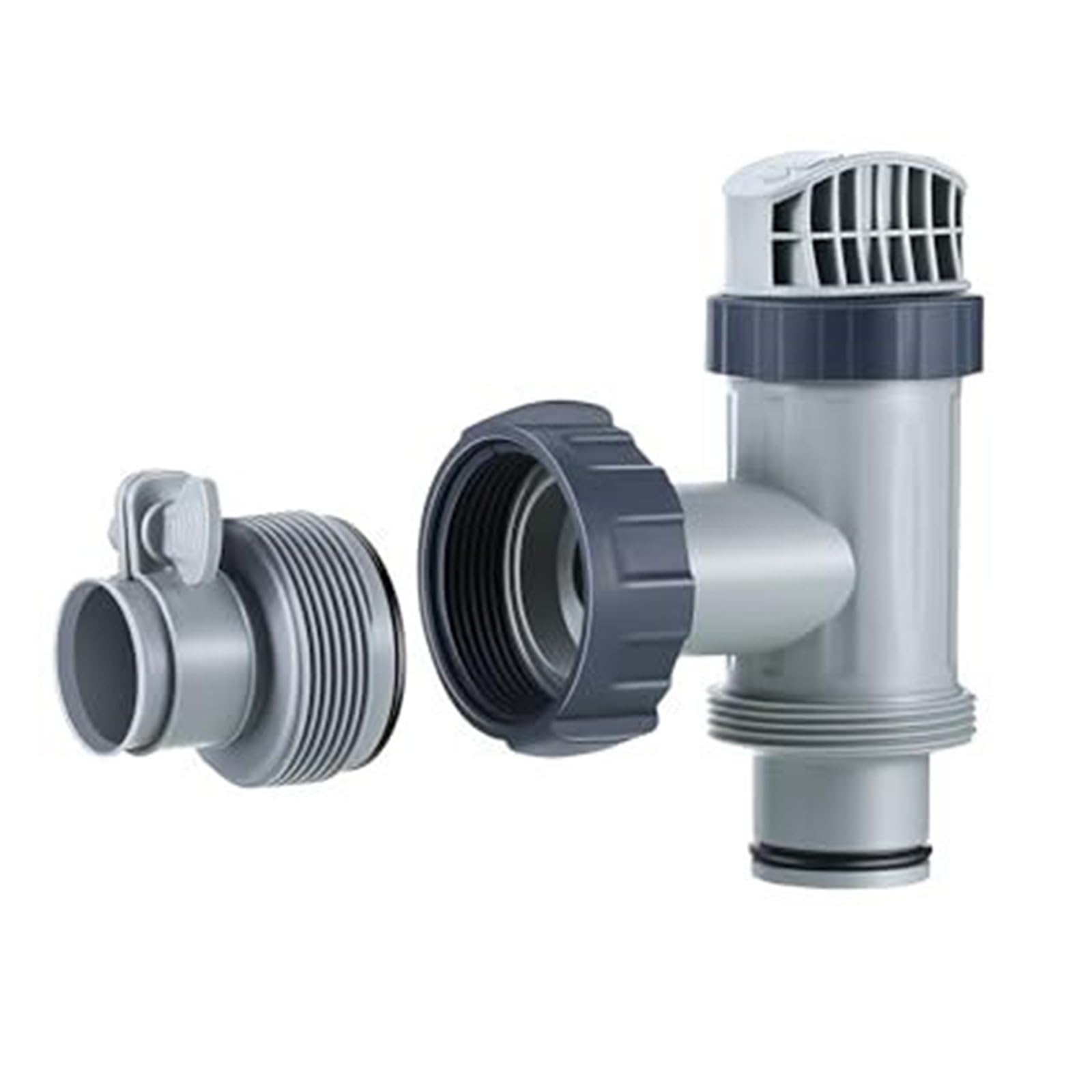 Trgyjgkf One Color Pool Plunger Valve Type B Hose Adapter For Shut Off With Gaskets For Above Ground Sand Filter Pump