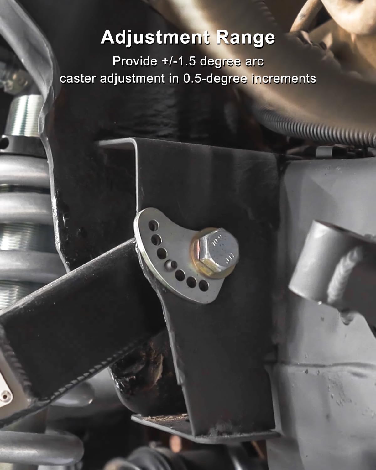 Camber Lock Alignment Fix and Upper Arm Cam Bolt Kit Compatible with GMC Sierra Chevy Silverado 1500 2500 3500 1999-2019, 304 Stainless Kit