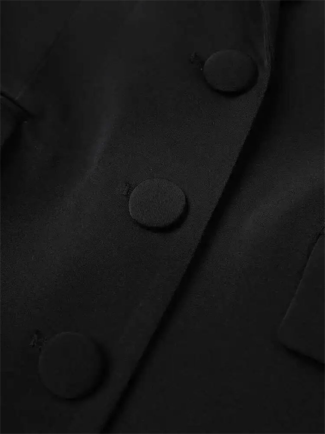 Women Rhinestones Nailed Big Size Elegant Blazer Lapel Long Sleeve Jacket