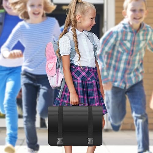 Miniatura 20 de Carpetas de archivos expansibles, organizador de archivos de acordeón de 25 bolsillos, carpeta de archivo expandible con asa, caja de archivos