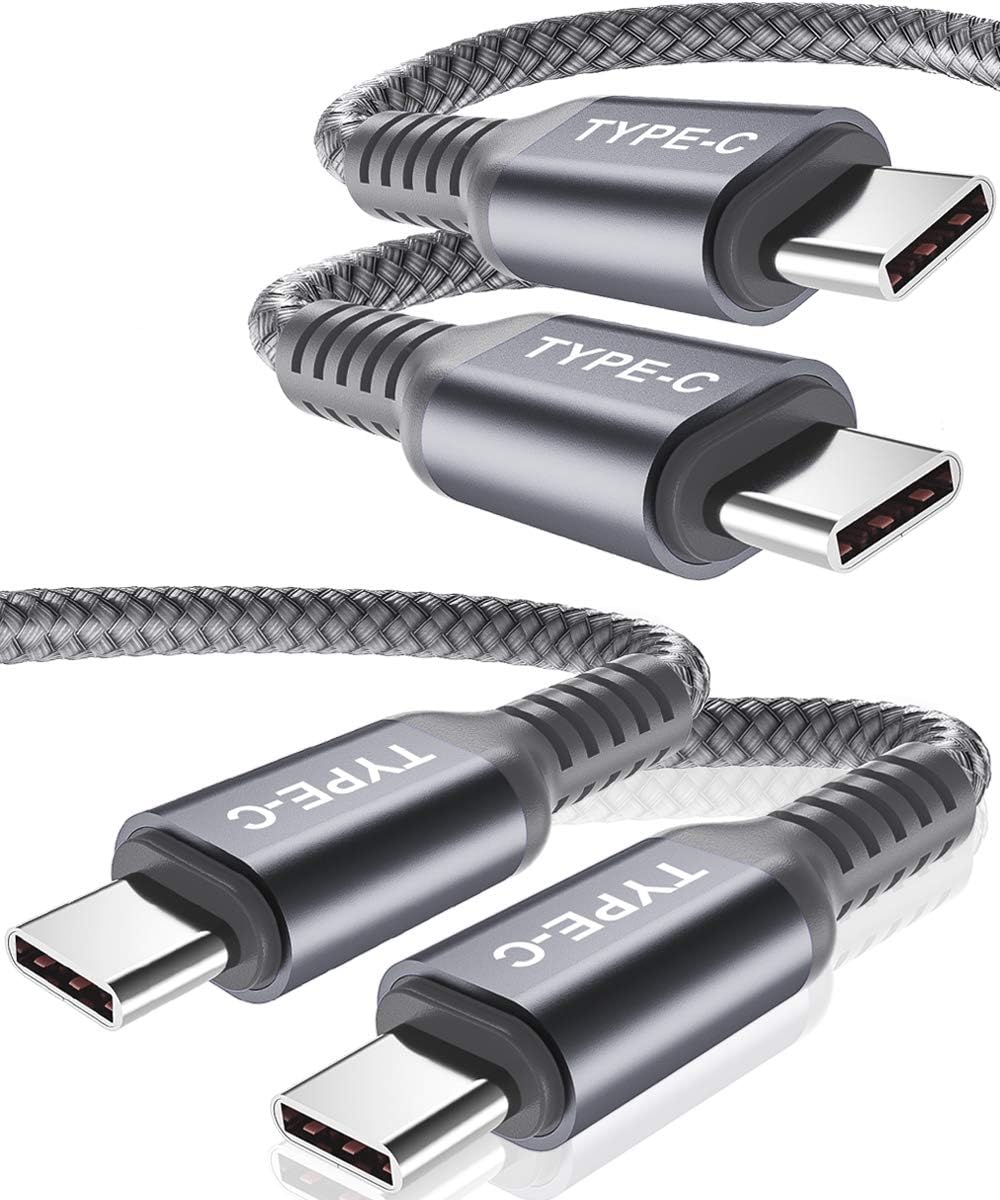 Câble USB C vers Type C 100 W 3M/Lot de 2,Câble Charge Rapide