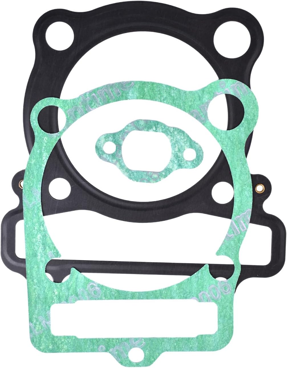 83mm Cylinder Head Piston Set with Gaskets for Yamaha YFM350 for Warrior 350 for Raptor 350 for Grizzly 350 for Big Bear 350 for Bruin 350, Top End Rebuild Kit Replace 5YT-11310-00