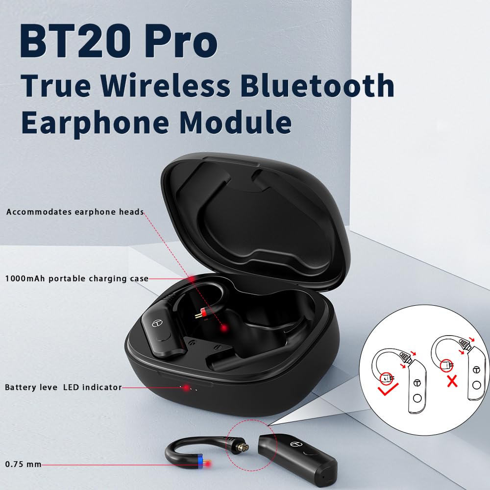 イヤホン SeeAudio YUME Ultra trn bt20 pro Amazon.com: TRN BT20 Pro IEM Bluetooth Adapter,Wireless Bluetooth