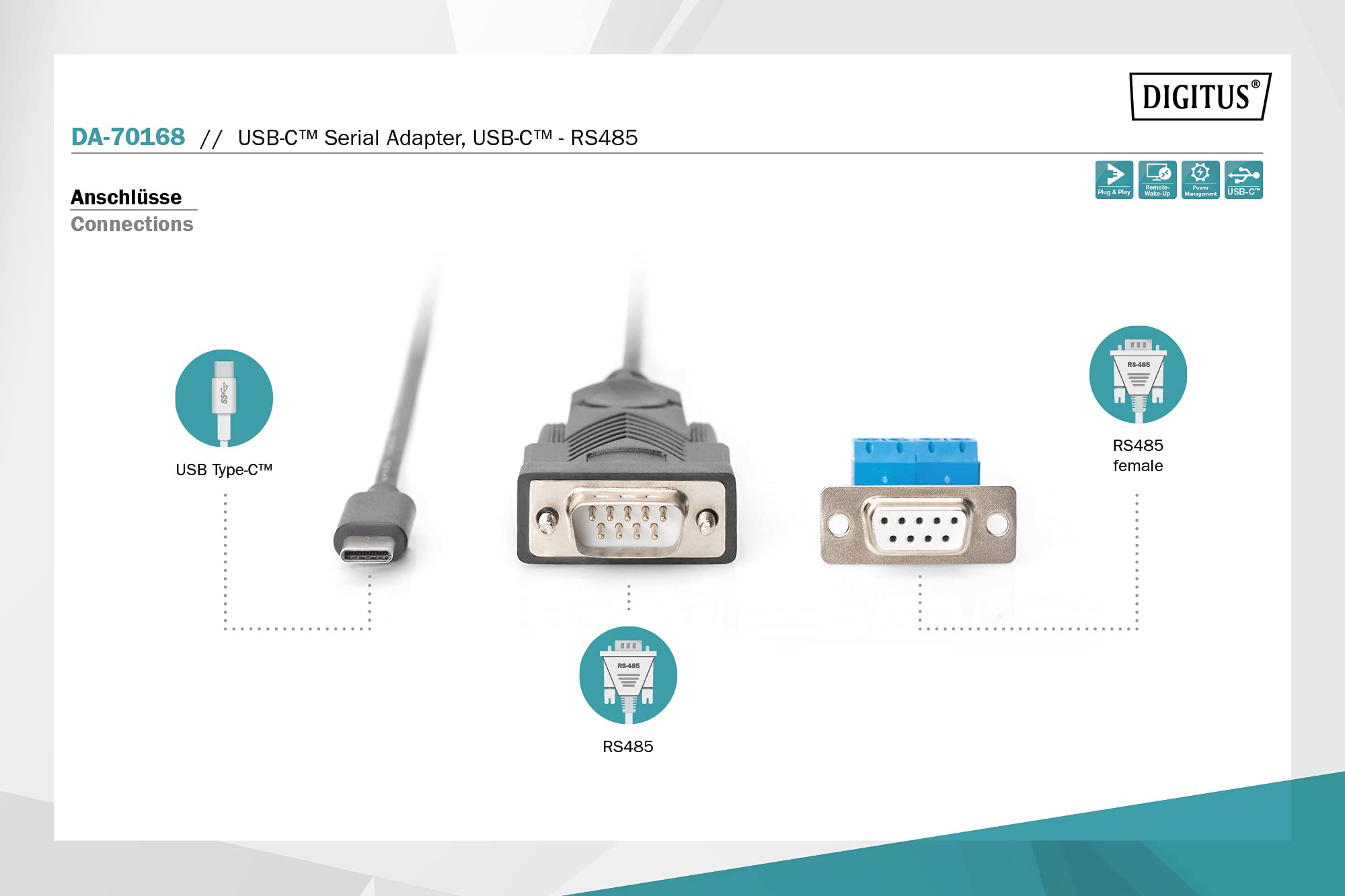 Usangreen Rs485 - Adaptador Convertidor A Usb Con Chip Ftdi | Cuotas