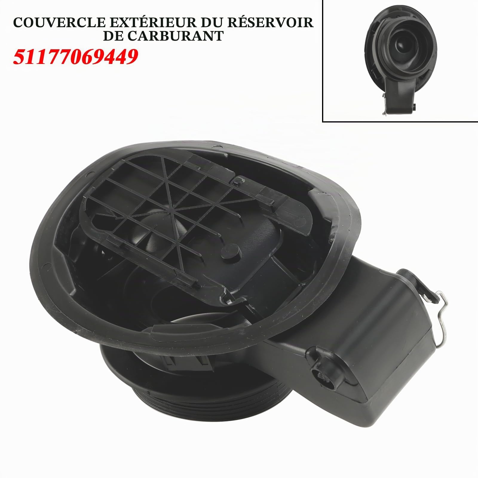 Filler Pot Tank Flap Hinge Cover 51177069449 for BMW 1 Series E81 E87