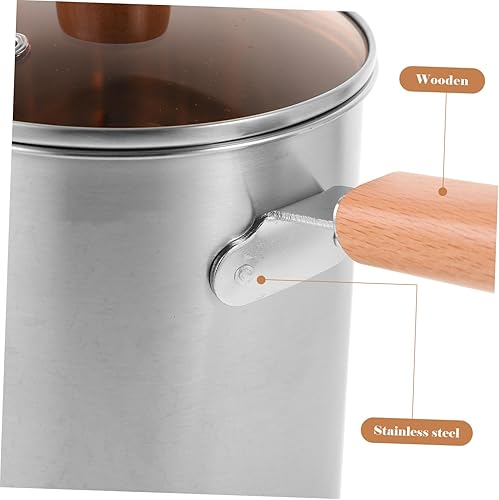 Miniatura 6 de Freidora pequeña pequeña olla de acero inoxidable para cocinar en casa