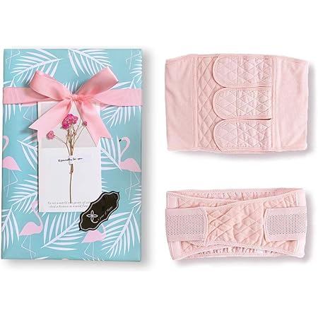 Amazon A Peace Of Happy 出産祝い ママ用 産前 産後 骨盤矯正 ダイエット ベルト オーガニックコットン プレゼント 腹巻き ピンク ｍ 骨盤ベルト ベビー マタニティ 通販