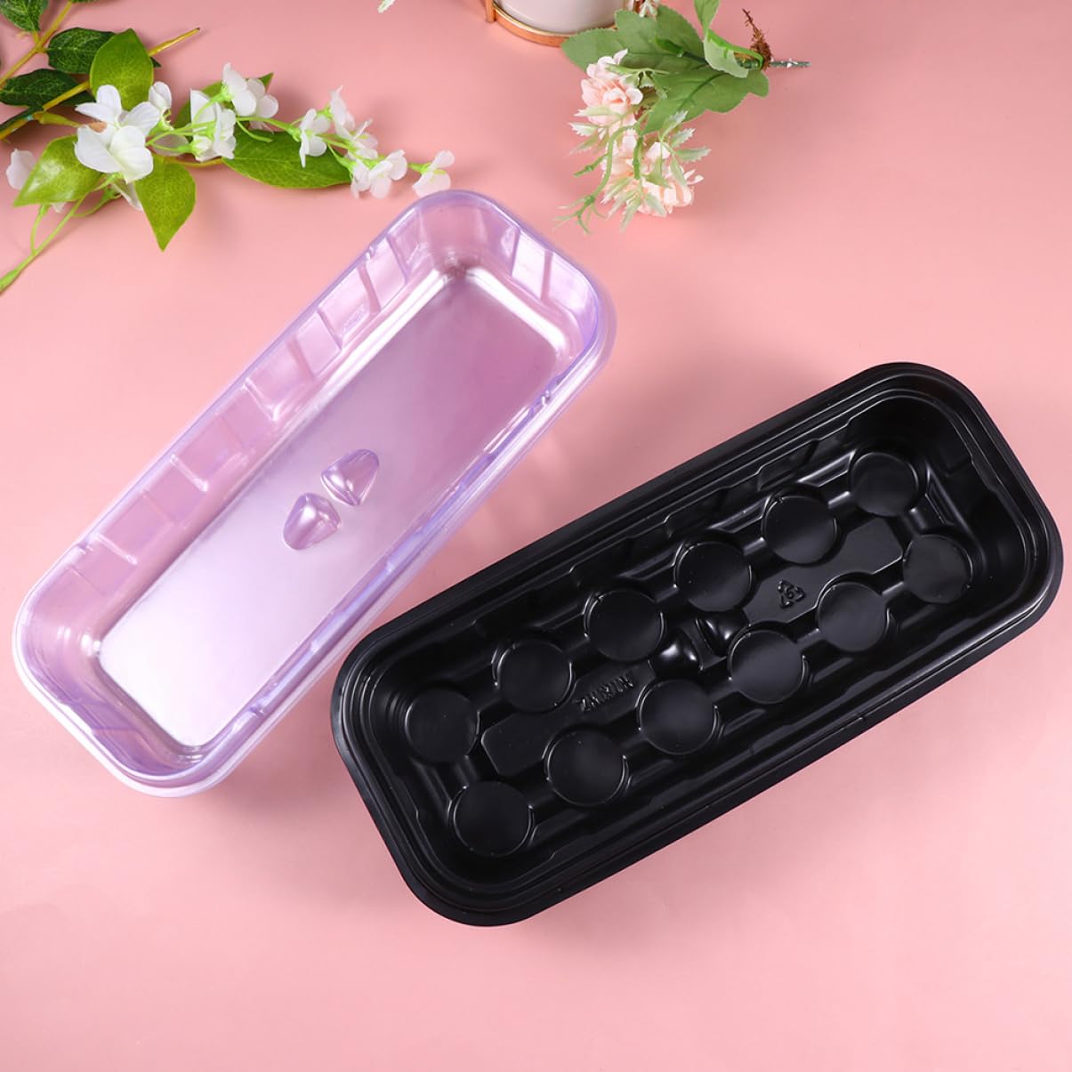 Toddmomy 12 Set Vassoi per Semina con Celle Contenitori per Germinazione Piante con Trasparente per Microgreens e per Giardinaggio e Coltivazione Lattuga