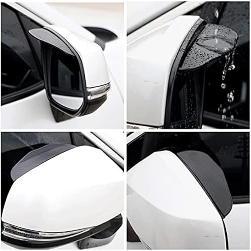 Miniatura 5 de Espejo retrovisor de auto para N-issan Tiida Teana Skyline Juke X-Trail Almera Qashqai Livina Sunny, 2 piezas de PV-C para espejo trasero de coche,