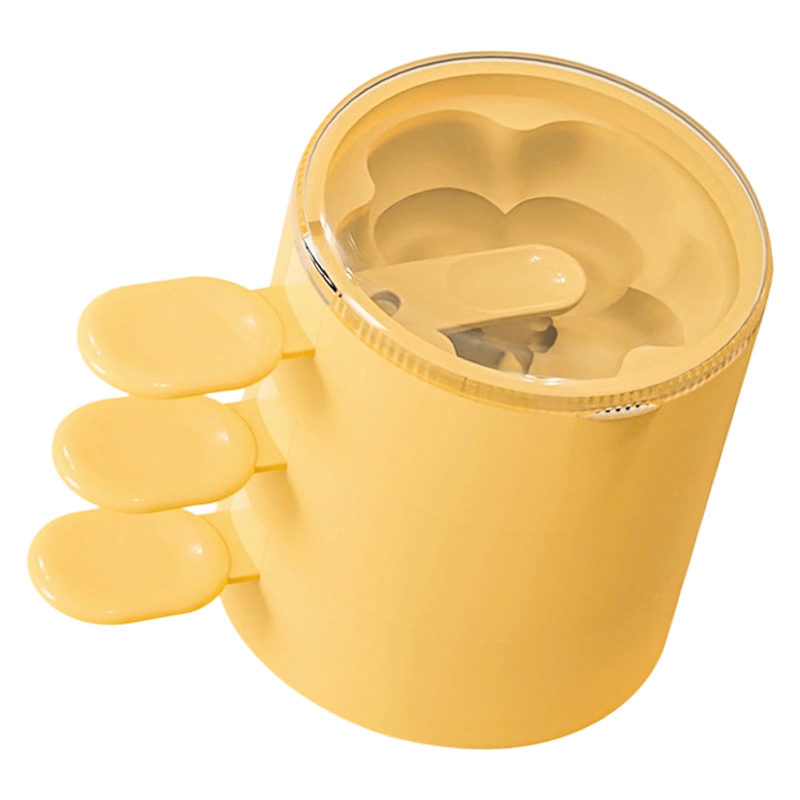 NMFLAB Flexible 3 Cavity Ice Cream Cone Molds Safe for Freezer and Dishwasher Popsicles Maker with Lid and Handle Food Grade Ice Milk Maker