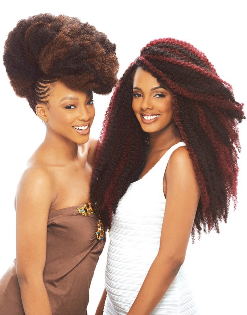 Amazon.com : Janet Collection Afro Twist Marley Braid Crochet
