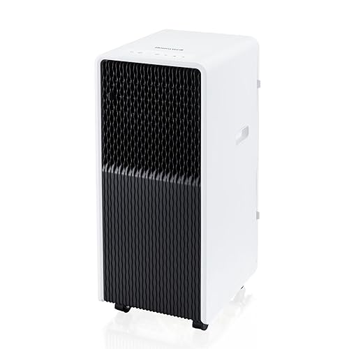 11,000 BTU Slim Portable AC with Fan, Dehumidifier – Cools