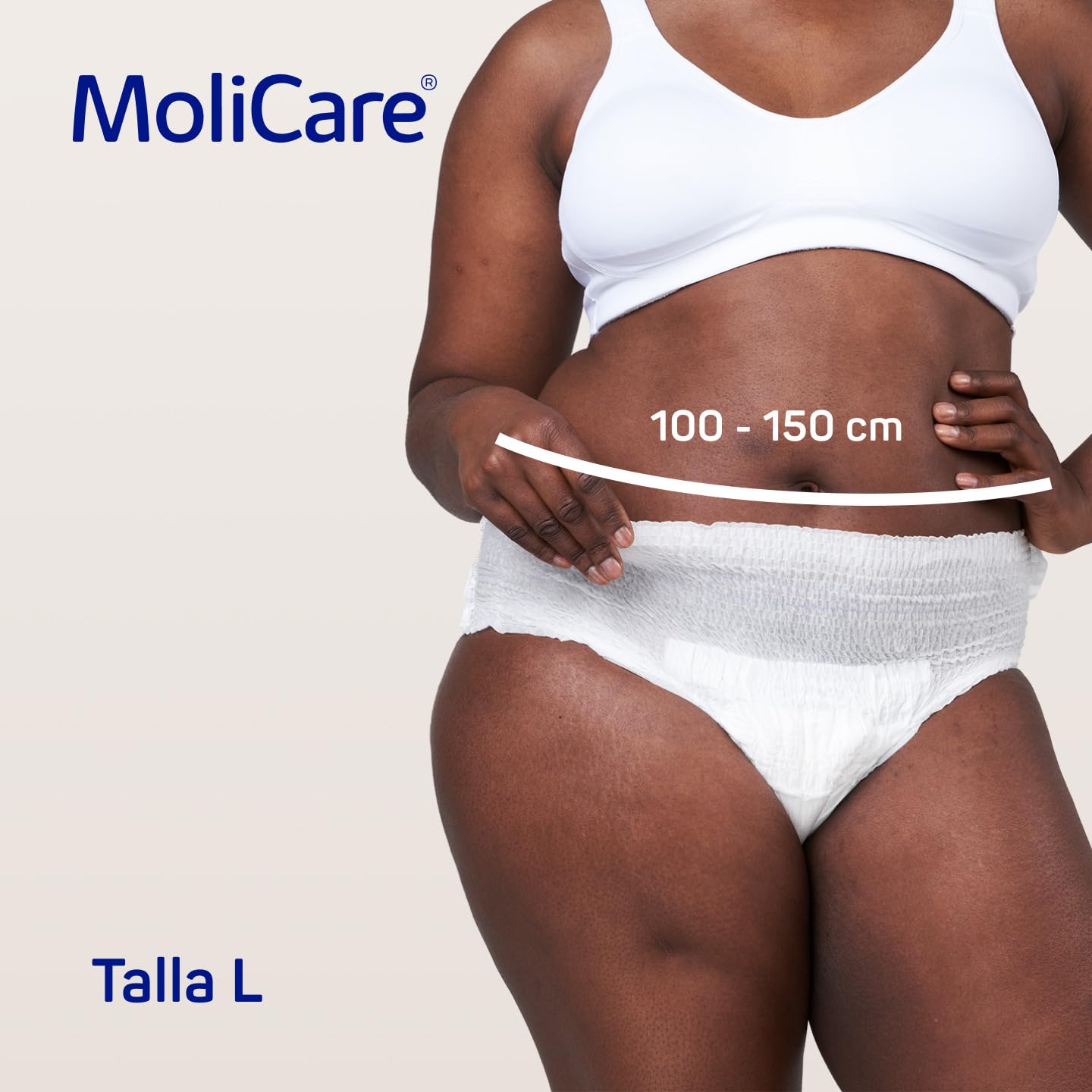 MoliCare Mobile: Pañales para Adultos con Incontinencia, Ropa Interior Absorbente para Hombres y Mujeres, talla L, 14 unidades - Pack de 4