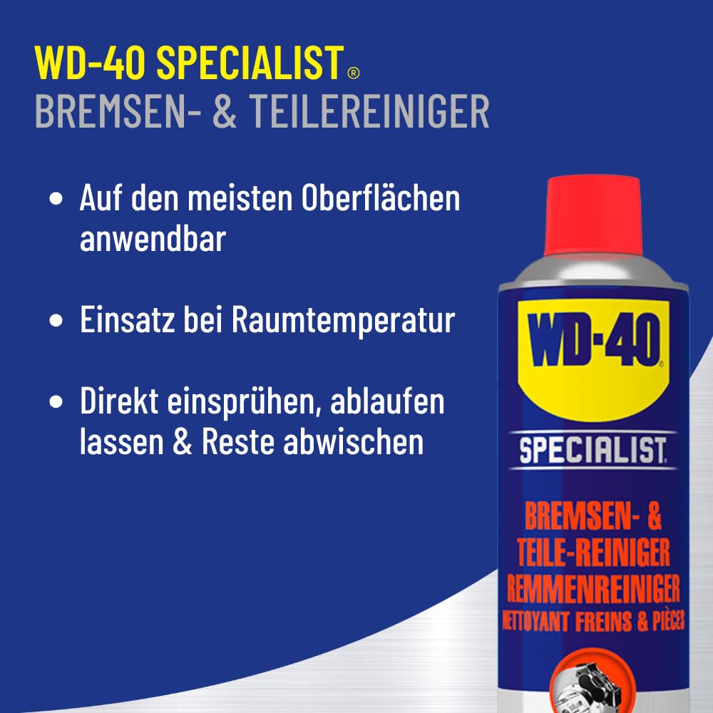 detergente Disk brake clenaer pulisci dischi WD40 da 500 ml pulizia sospensioni