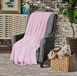 Sapphire Collection Pure 100% organic Cotton thermal Soft Lightweight Adult Cellular Blanket (Pink, Double 230 * 230cm)
